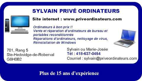 Sylvain Privé Ordinateurs